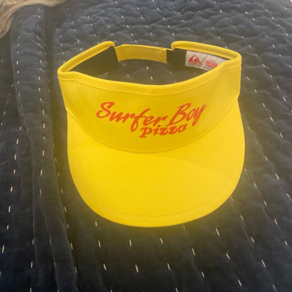 Quiksilver Stranger Things Official Surfer Boy Pizza Retro Visor